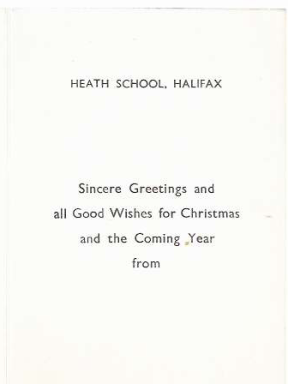 Sincere greetings and all good wishes for Christmas and the coming year