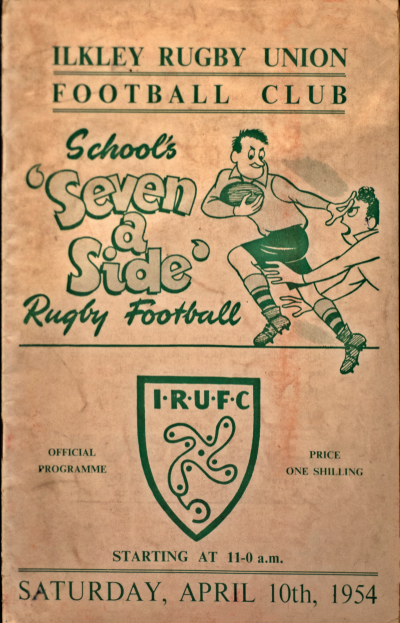 Cover of the official programme: price one shilling